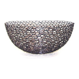 Dera Antique Link Bowl - Large - Decorative Bowls