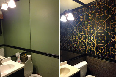 Powder Room Before and After