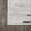 Zolak Berber Stripe Indoor/Outdoor Rug, Ivory/Black, 2 X 10