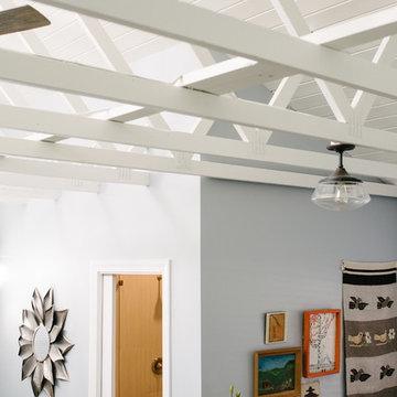 Home Remodel With Color and Industrial Flair