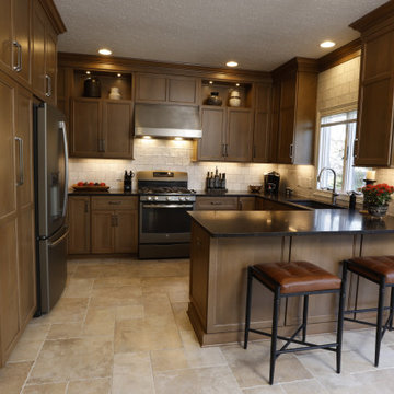 Kitchen Remodel Maximizes Storage & Style