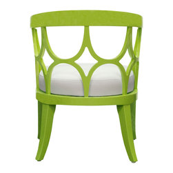 Worlds Away - Worlds Away Campbell Lacquer Chair - Armchairs And Accent Chairs