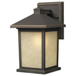 Z-Lite - Z-Lite 507B-ORB Holbrook - Outdoor Wall Light - The solid, timeless styling of this large outdoorHolbrook Outdoor Wal Olde Rubbed Bronze T *UL: Suitable for wet locations Energy Star Qualified: n/a ADA Certified: n/a  *Number of Lights: Lamp: 1-*Wattage:100w Medium bulb(s) *Bulb Included:No *Bulb Type:Medium *Finish Type:Olde Rubbed Bronze