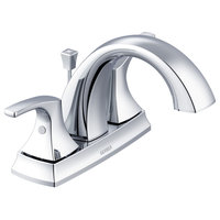 Vaughn Two Handle Centerset Bath Faucet, Chrome