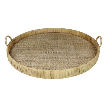 Jumbo Bamboo Round Tray