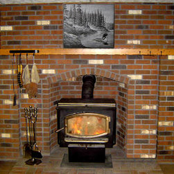Mantle etching - Home Decor