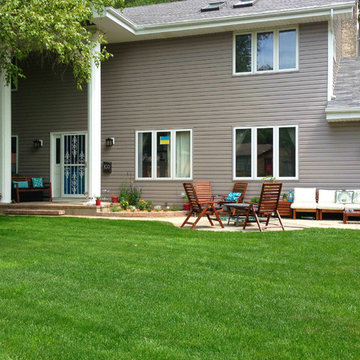 Front Yard Patio Design in Palatine, IL