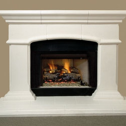 Arch Sebastian Stone Fireplace Mantel - Fireplace Mantels