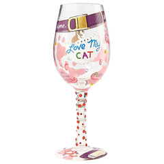 Peacock Super Bling Wine Glass by Lolita