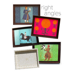 decorate with trays - Home Decor