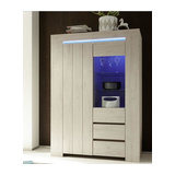 Palmira 2 door 2 drawer display unit