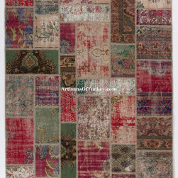 Patchwork style Up-cycled Handmade Rugs - Products