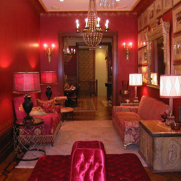 Living Room View Open to Dining Room