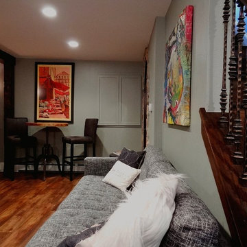 Lower Level Remodel with Wine Cellar