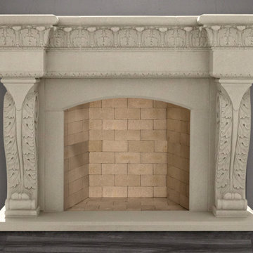 Italian Fireplace Mantels Styles