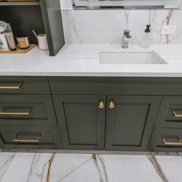 Bathroom Remodel, updating an outdated bathroom