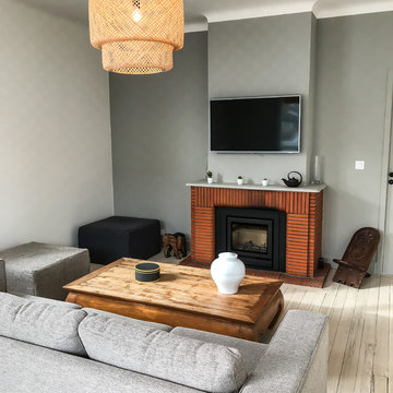 Rénovation d'une petite maison.
