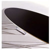 Eames Elliptical Table by Herman Miller, Black Laminate