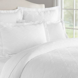 DERRY MATELASSE DUVET COVER & SHAM - Duvet Covers And Duvet Sets