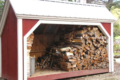 Shed - small traditional detached shed idea in Bridgeport