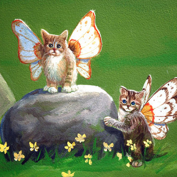 Child's Bedroom -Favorite Fairy Tale Characters Mural