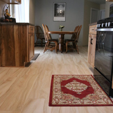 New Flooring in Kitchen / Dining Remodel