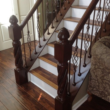 Copper Vein Balusters with Large Newel Posts - Sewell, NJ