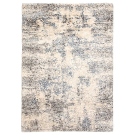 Jaipur Living Harmony Abstract Gray/Blue Rug, 2'x3'