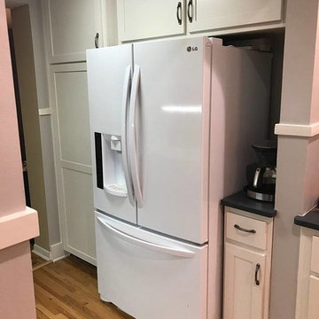 Beautiful Soft White Finished Cabinets