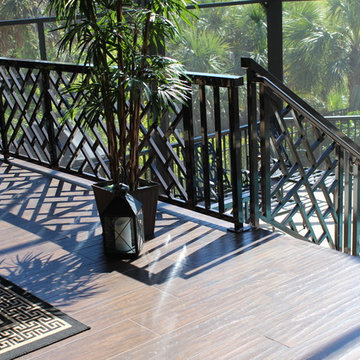 Tropical Veranda - Exterior Aluminum Rail