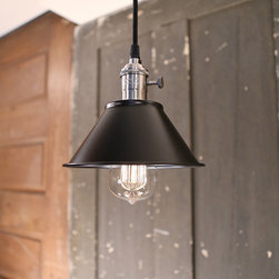 Black Industrial Pendant Light - Products