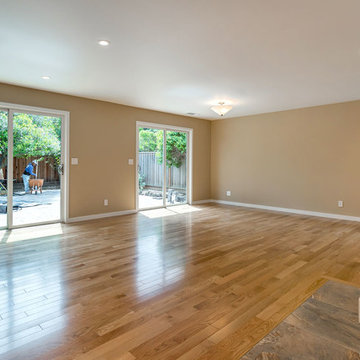 Home with Shaker Walnut Cabinets and Somerset Oak Floors