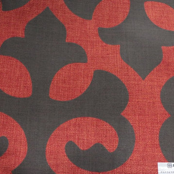 Harlow Polyester Blend Burlap Upholstery Fabric, Zinc