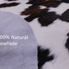 Organic Natural Hair-On Cowhide Area Rug 7' 9" X 6' 8" C1759