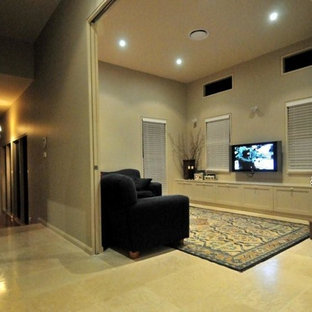 Cottage home theater photo in Wollongong