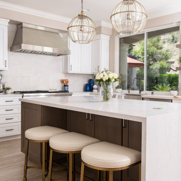 Traditional & Contemporary Kitchen and Primary Bath Remodel in Foothill Ranch