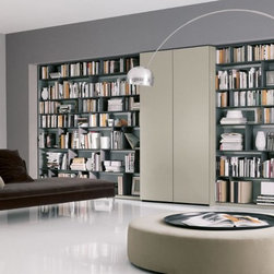 Custom Library - Display And Wall Shelves 