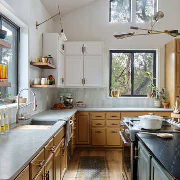 A Designer's Home Kitchen get a Warm, Modern Update