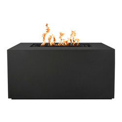 The Outdoor Plus - Pismo Firepit, Black, 48" - Fire Pits