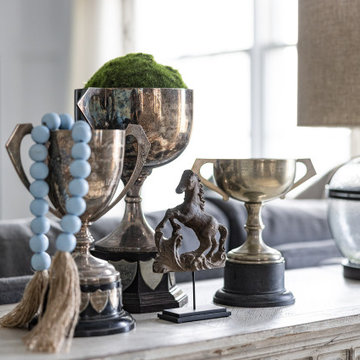 Horse Head Lamps Master Suite