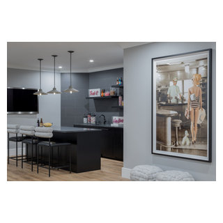 Wellesley Residence - Transitional - Home Bar - Boston - by Shari ...