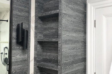 Inspiration for a contemporary bathroom remodel in Toronto