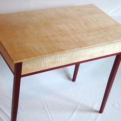 Curly Maple and Purple Heart Table - Furniture
