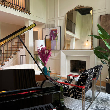 Parisian inspired Piano Room