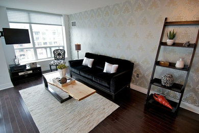Living room - living room idea in Toronto