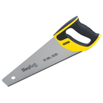 Stanley Hand Tools 15" 12 TPI SharpTooth Hand Saw