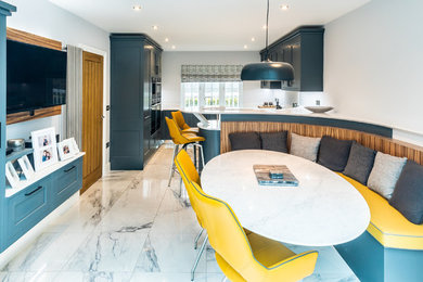 This is an example of a contemporary kitchen in Kent.