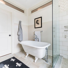 blue bathroom