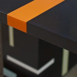 Corian Inlay Dining Table - Dining Tables