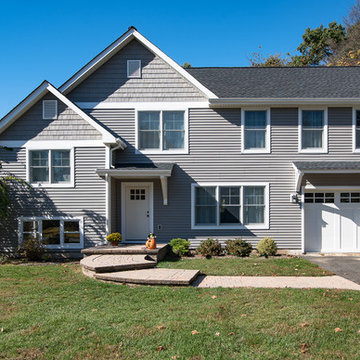 Split Level Addition - Front Elevation
